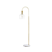 Bell Glass Pendant Light – Gold, Bronze or Silver Metal Base, Clear Glass Shade & Adjustable Cord | 9