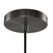 Bell Glass Pendant Light – Gold, Bronze or Silver Metal Base, Clear Glass Shade & Adjustable Cord | 9