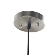 Smoke Grey Bell-Shaped Glass Pendant Light | Antique Brass Ceiling Mount, Modern Kitchen Hanging Fixture