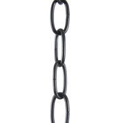 6-Light Metal Chandelier – Matte Black, 40