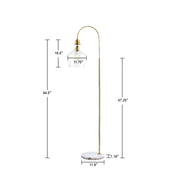 Bell Glass Pendant Light – Gold, Bronze or Silver Metal Base, Clear Glass Shade & Adjustable Cord | 9