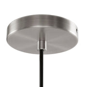 Bell Glass Pendant Light – Gold, Bronze or Silver Metal Base, Clear Glass Shade & Adjustable Cord | 9