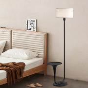 Dimmable Floor Lamp with Side Table – 57.5