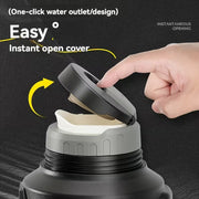 135-Ounce Stainless Steel Insulated Water Bottle with Handle