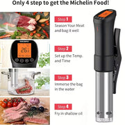 1000W WiFi Sous Vide Cooker with App Control and Timer