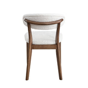 ACTU Scandinavian Dining Table Set with Upholstered Chairs for Small Spaces (Seats 4–6)