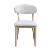 ACTU Scandinavian Dining Table Set with Upholstered Chairs for Small Spaces (Seats 4–6)