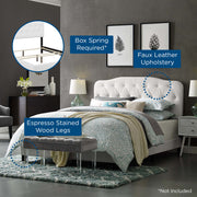 Amelia Faux Leather Full Bed by Modway