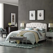 Amelia Faux Leather Full Bed by Modway