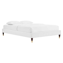 Harlow Performance Velvet Queen Platform Bed Frame by Modway