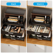 Multi-Functional Metal Microwave Countertop Storage Rack
