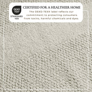 100% Cotton Woven Texture Bath Towel Set - Marbella Collection