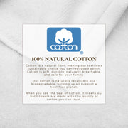 Cotton Border-Stitched 6-Piece Towel Set - Valery Collection