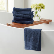 6 Pack Cotton Hand Towels - Kasper Collection