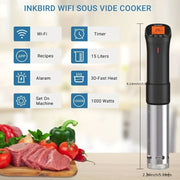 1000W WiFi Sous Vide Cooker with App Control and Timer