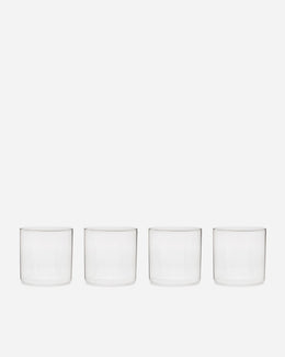 Sora Short Drinking Glass - Set of 4