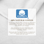 Cotton Border-Stitched 6-Piece Towel Set - Valery Collection