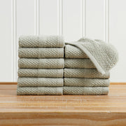100% Cotton Woven Texture Bath Towel Set - Marbella Collection