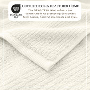 Turkish Cotton Ribbed 6-Piece Bath Towel Set - Georgiana Collection