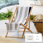 Striped Cabana Beach Towel - Edgartown Collection