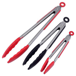 HAMNIFY Silicone-Tip Kitchen Tongs