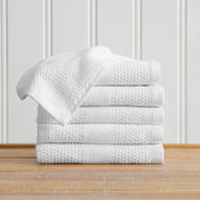 100% Cotton Woven Texture Bath Towel Set - Marbella Collection
