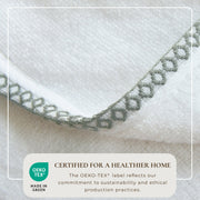 Cotton Border-Stitched 6-Piece Towel Set - Valery Collection