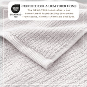 Turkish Cotton Ribbed 6-Piece Bath Towel Set - Georgiana Collection