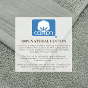 Cotton Linen-Like Border 6-Piece Towel Set - Priya Collection